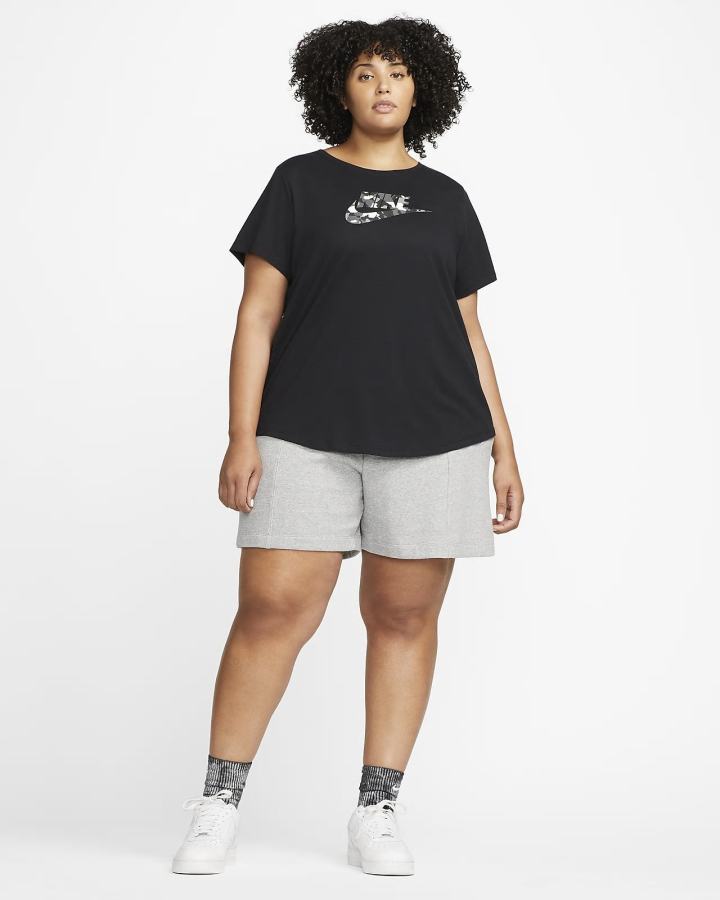 Nike Sportswear (Plus Size) Ženske Majice Crne | HR-04179PTJS