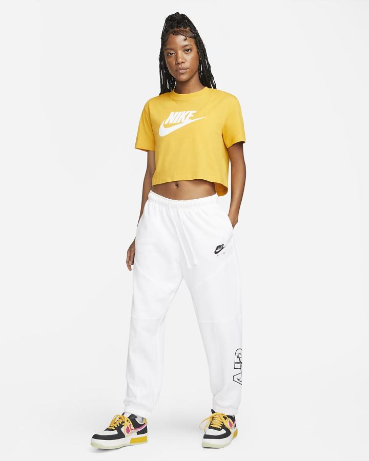 Nike Sportswear (Plus Size) Ženske Majice Žute | HR-47829FMOE