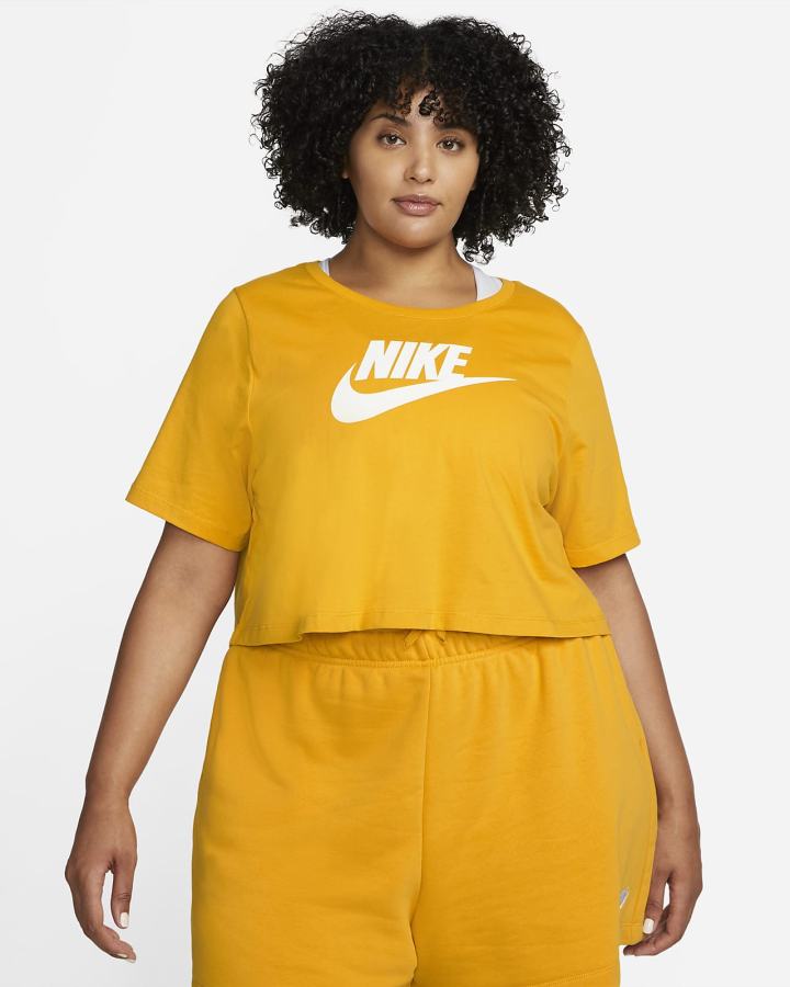 Nike Sportswear (Plus Size) Ženske Majice Žute | HR-47829FMOE