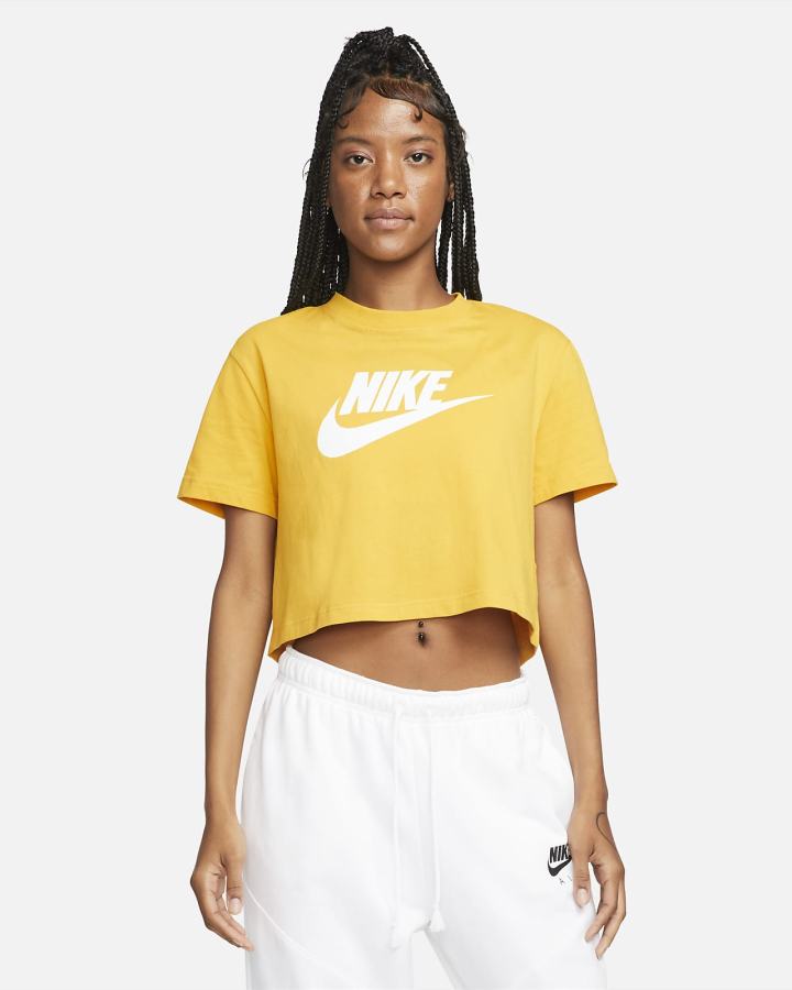 Nike Sportswear (Plus Size) Ženske Majice Žute | HR-47829FMOE