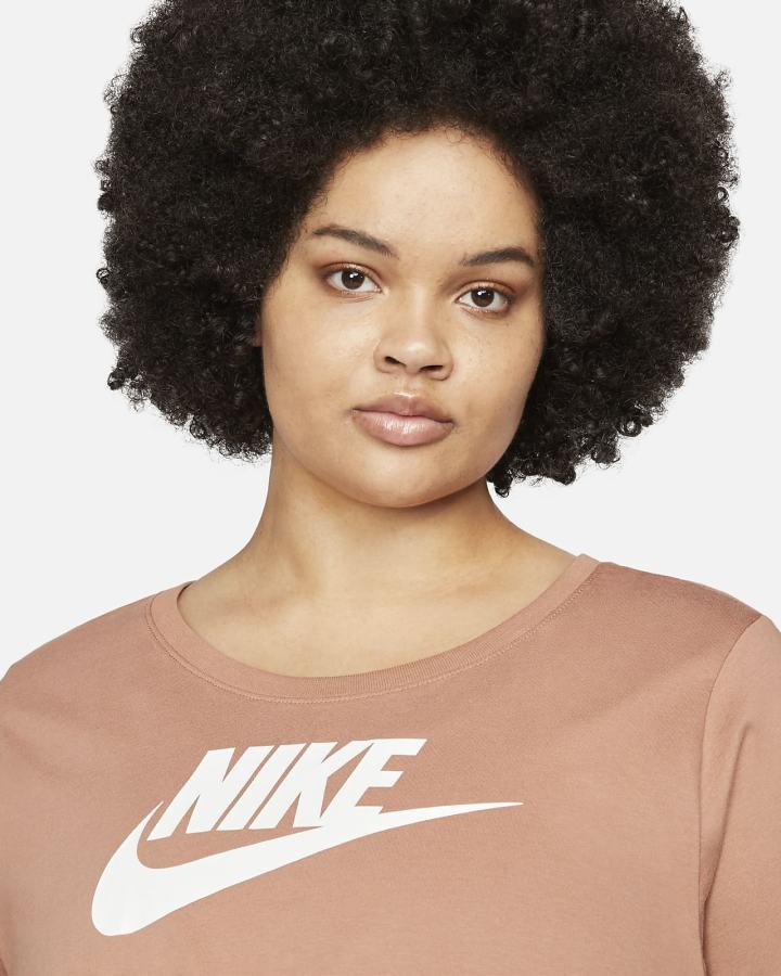 Nike Sportswear (Plus Size) Ženske Majice Smeđe | HR-59431UOWP