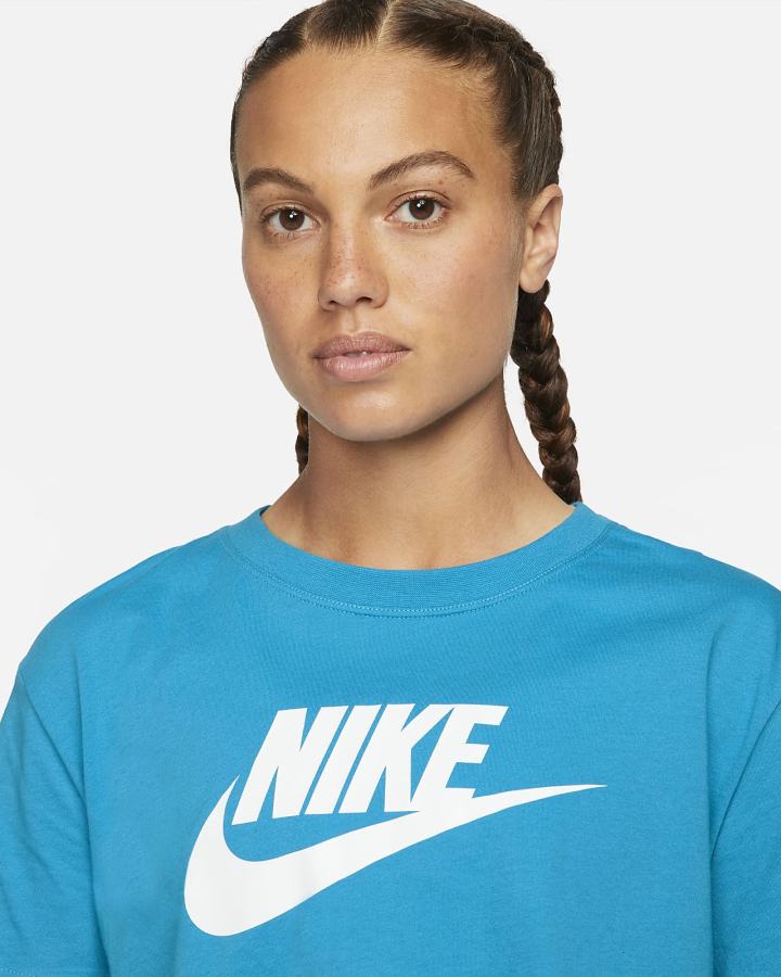 Nike Sportswear (Plus Size) Ženske Majice Plave Bijele | HR-63985CWKN