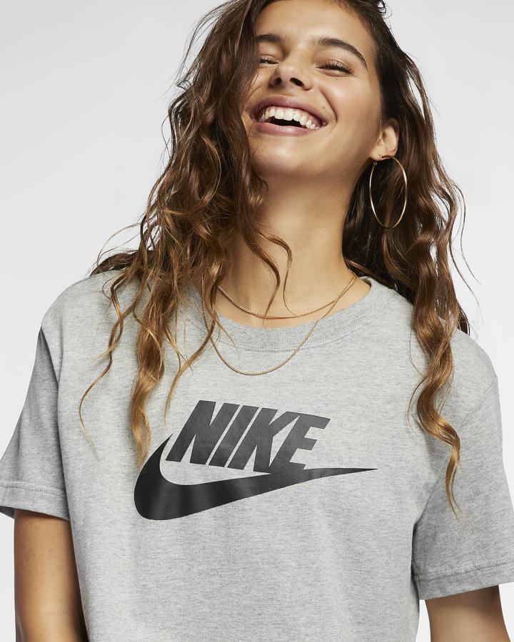 Nike Sportswear (Plus Size) Ženske Majice Tamno Sive Crne | HR-71482GCNA