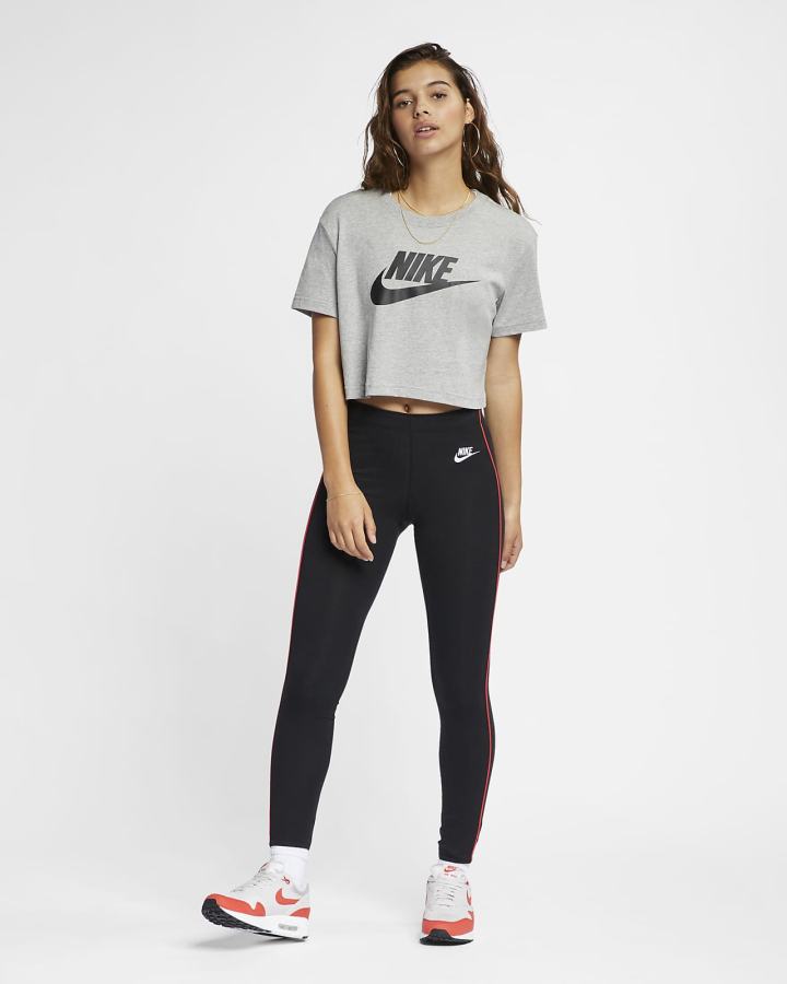 Nike Sportswear (Plus Size) Ženske Majice Tamno Sive Crne | HR-71482GCNA