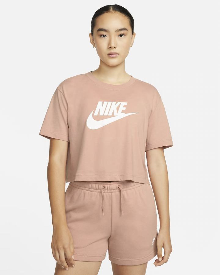 Nike Sportswear (Plus Size) Ženske Majice Roze Bijele | HR-75906DWJA