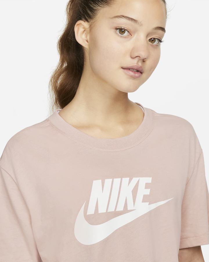 Nike Sportswear (Plus Size) Ženske Majice Roze Bijele | HR-94381KTXV