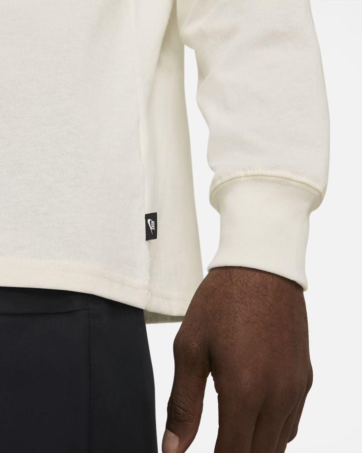 Nike Sportswear Premium Essentials Long-Sleeve Pocket Muške Majice Bijele | HR-37946WBIL