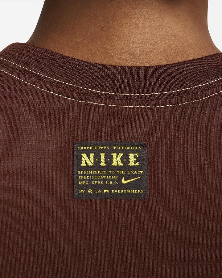 Nike Sportswear Slim Fit Cropped Ženske Majice Smeđe Narančaste | HR-70591AQST