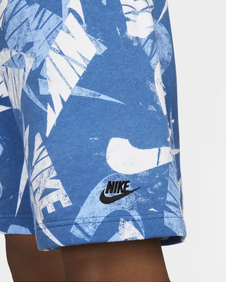 Nike Sportswear Sport Essentials+ Allover Print Muške Kratke Hlače Tamno Plave Crne | HR-37196AQVH