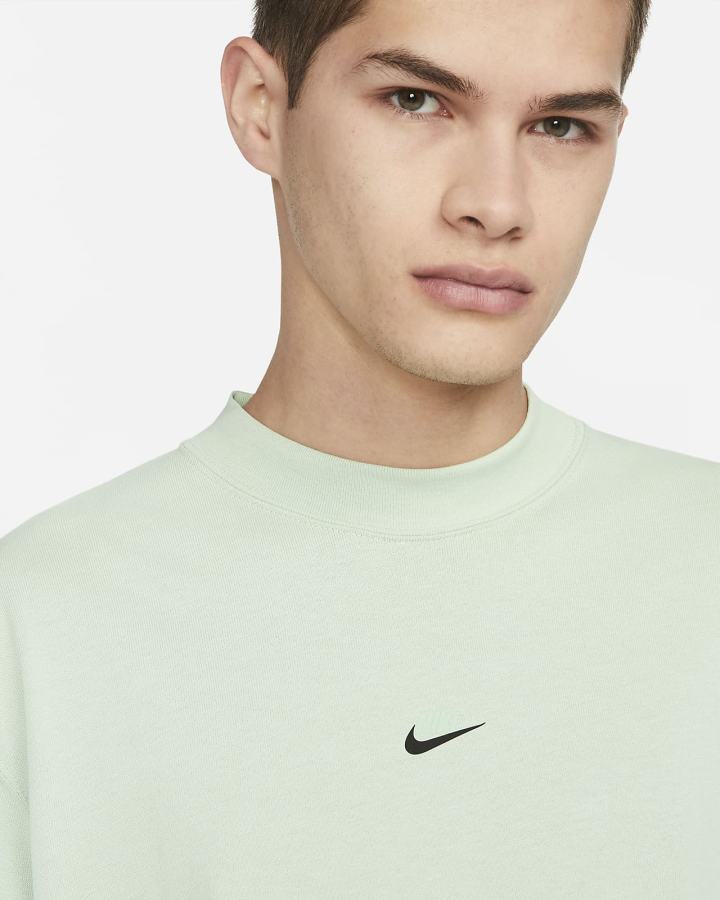 Nike Sportswear Stil Essentials Long-Sleeve Mock Neck Top Muške Košulje Srebrne | HR-26395REIO