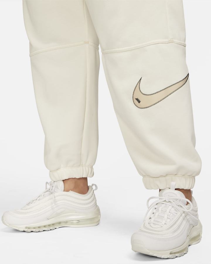 Nike Sportswear Swoosh High-Rise Ženske Jogger Hlače Crne | HR-74156ACUX