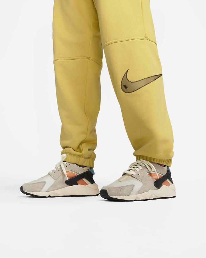 Nike Sportswear Swoosh High-Rise Ženske Jogger Hlače Crne | HR-92674DJEU