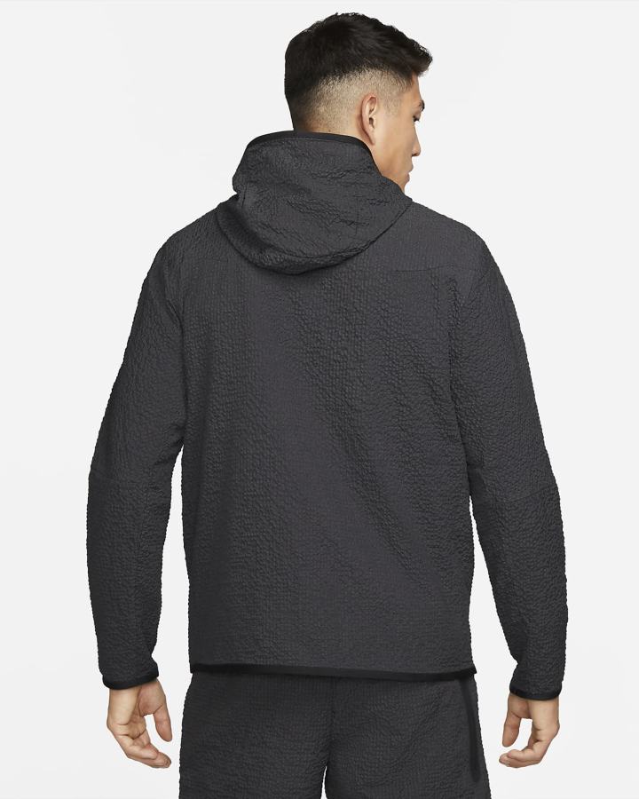 Nike Sportswear Tech Essentials Lined Woven Full-Zip Hooded Muške Jakne Crne | HR-95320JUTK