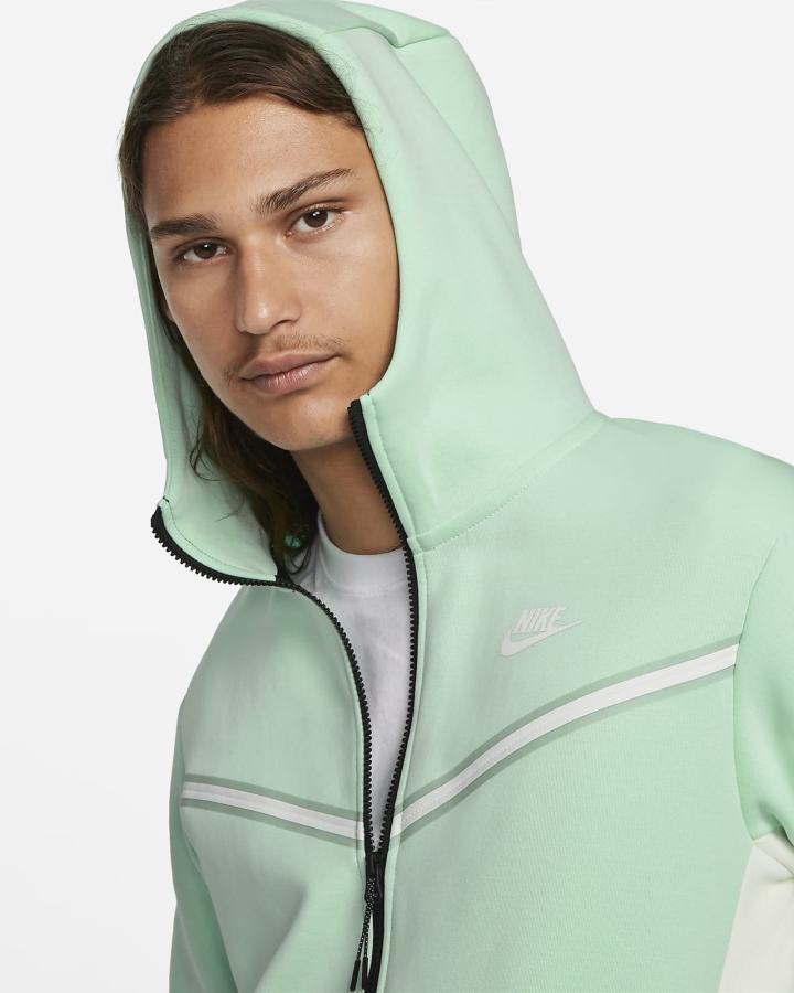 Nike Sportswear Tech Fleece Full-Zip Muške Majica S Kapuljačom Menta | HR-27568DQCF