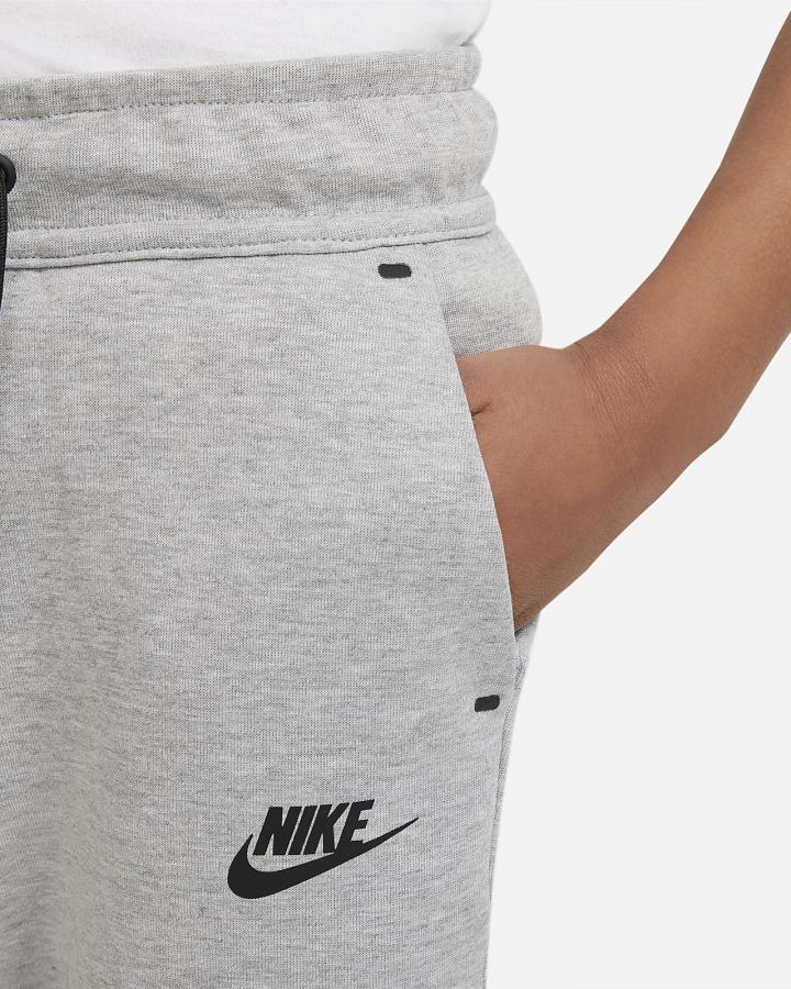 Nike Sportswear Tech Fleece Kids Za Dječake Hlače Tamno Sive Crne | HR-03561NDTU