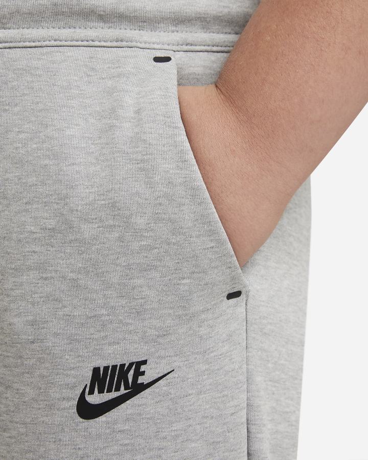 Nike Sportswear Tech Fleece Kids Za Dječake Hlače Tamno Sive Crne | HR-20357VFYD