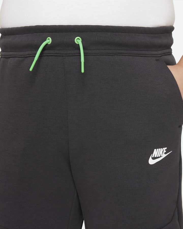 Nike Sportswear Tech Fleece Kids Za Dječake Hlače Tamno Sive Svijetlo Zelene | HR-83491XFIK