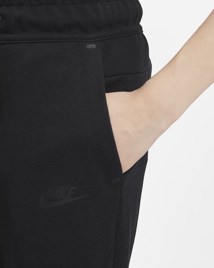 Nike Sportswear Tech Fleece Kids Za Dječake Hlače Crne | HR-98617AKOI