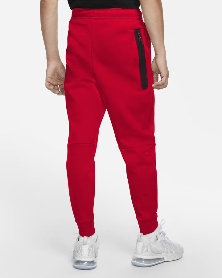 Nike Sportswear Tech Fleece Muške Jogger Hlače Crvene Crne | HR-29157TWKC