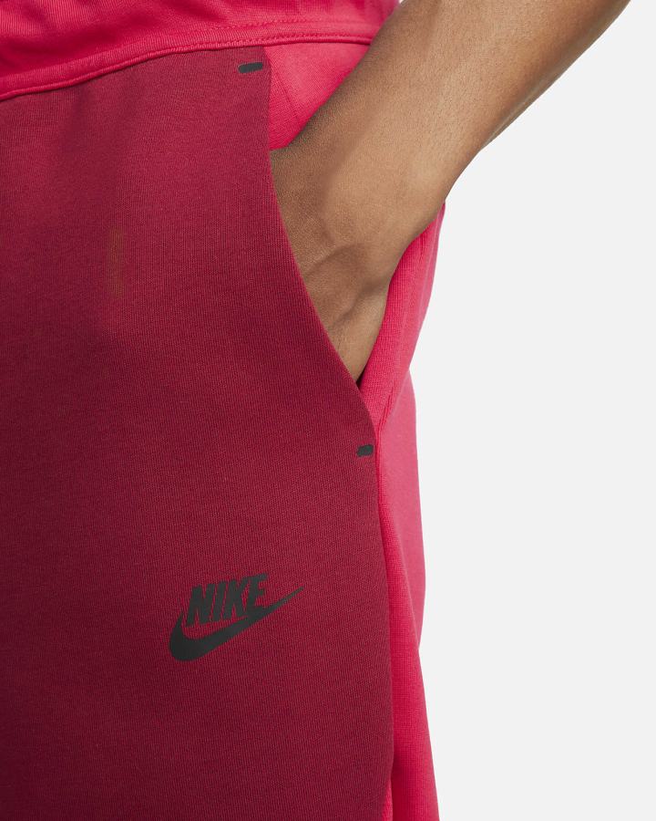 Nike Sportswear Tech Fleece Muške Jogger Hlače Bordo Crne | HR-53867NDHW