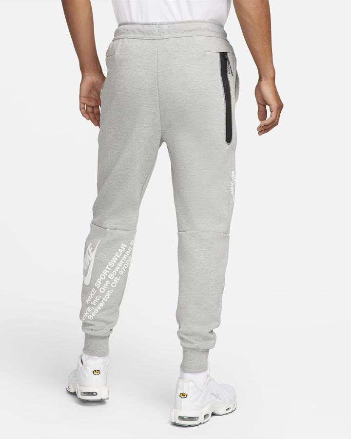 Nike Sportswear Tech Fleece Muške Jogger Hlače Tamno Sive Bijele | HR-71094VMFN