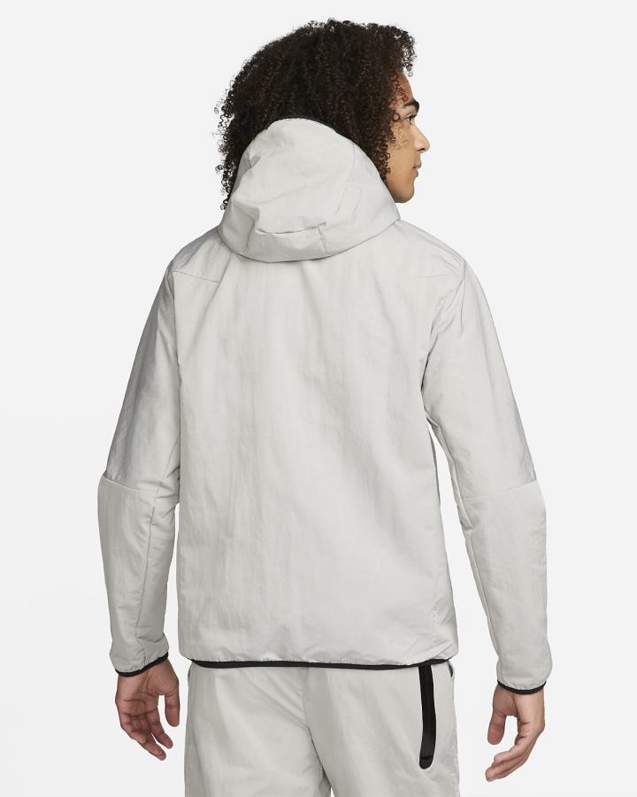 Nike Sportswear Tech Woven Full-Zip Lined Hooded Muške Jakne Crne | HR-47659USYN