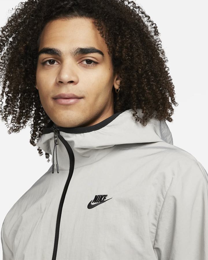 Nike Sportswear Tech Woven Full-Zip Lined Hooded Muške Jakne Crne | HR-47659USYN