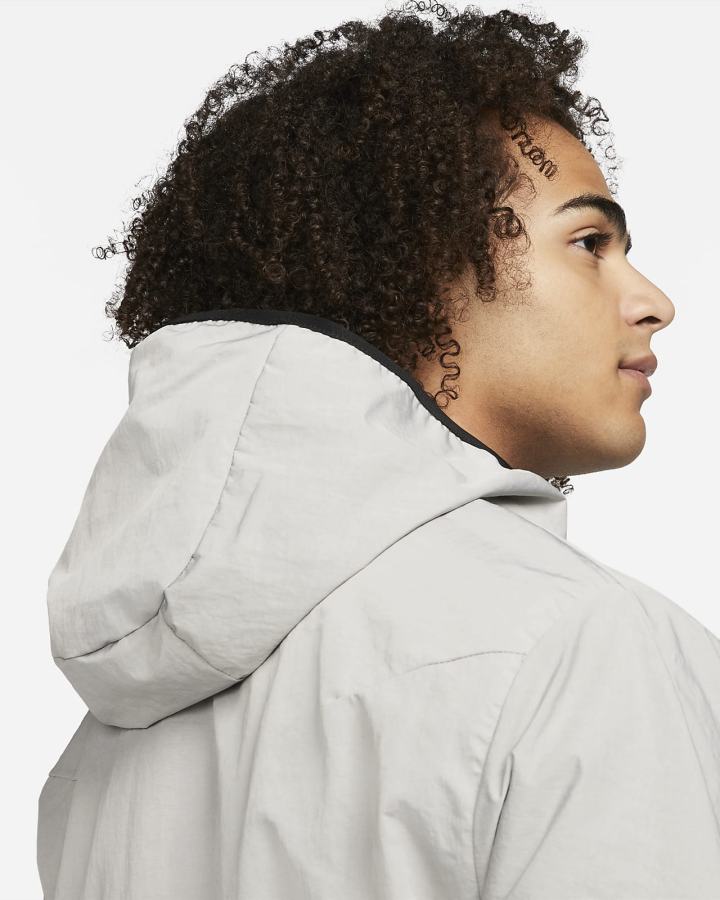 Nike Sportswear Tech Woven Full-Zip Lined Hooded Muške Jakne Crne | HR-47659USYN