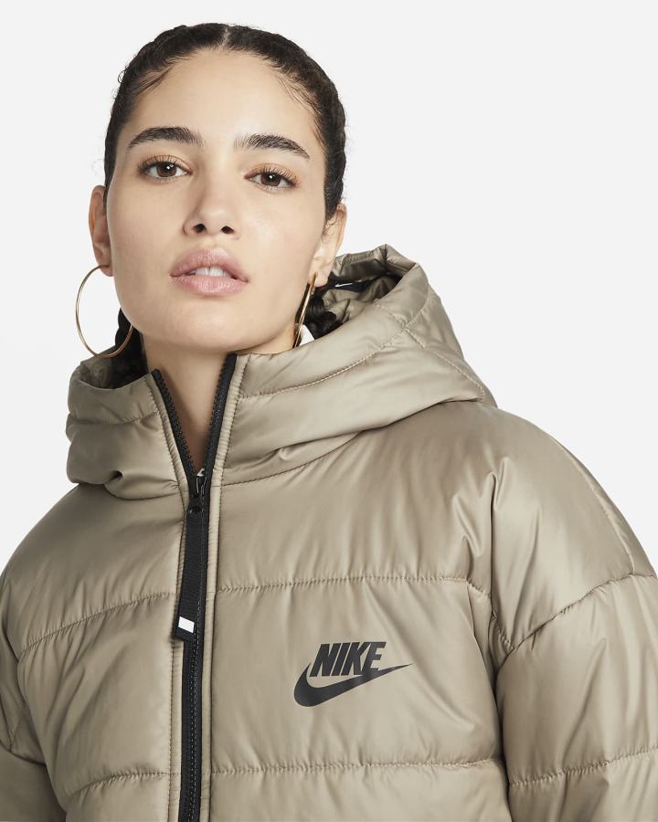 Nike Sportswear Therma-FIT Repel Synthetic-Fill Hooded Ženske Jakne Maslinasto Zelene Crne | HR-14932WHOT