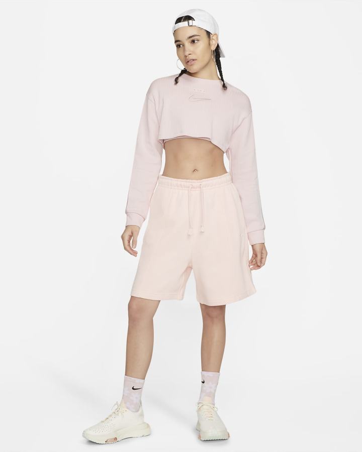 Nike Sportswear Top Ženske Crop Top Roze | HR-98643BZIL