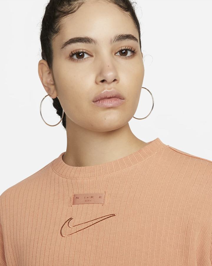 Nike Sportswear Top Ženske Crop Top Svijetlo Smeđe | HR-78916DYCZ