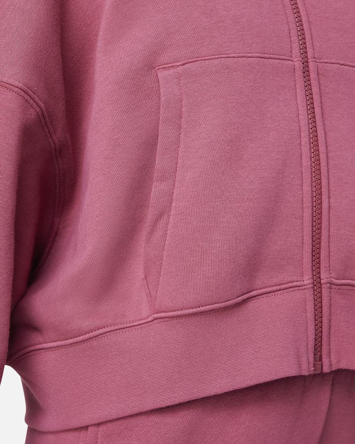 Nike Sportswear Trend Kids Full-Zip Fleece Za Djevojčice Majica S Kapuljačom Roze | HR-16739DCGK