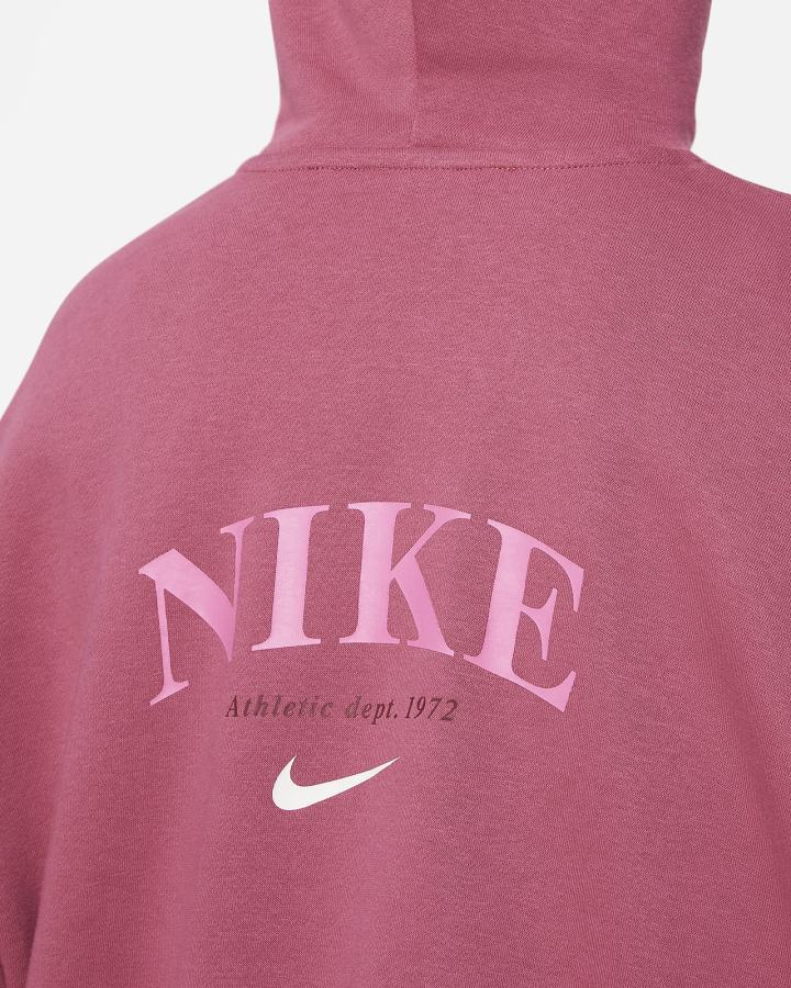 Nike Sportswear Trend Kids Full-Zip Fleece Za Djevojčice Majica S Kapuljačom Roze | HR-16739DCGK