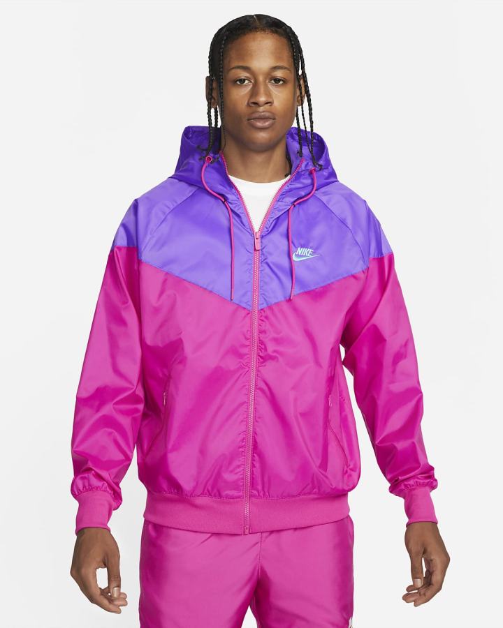 Nike Sportswear Windrunner Hooded Muške Jakne Roze Ljubičaste | HR-58097QZIP