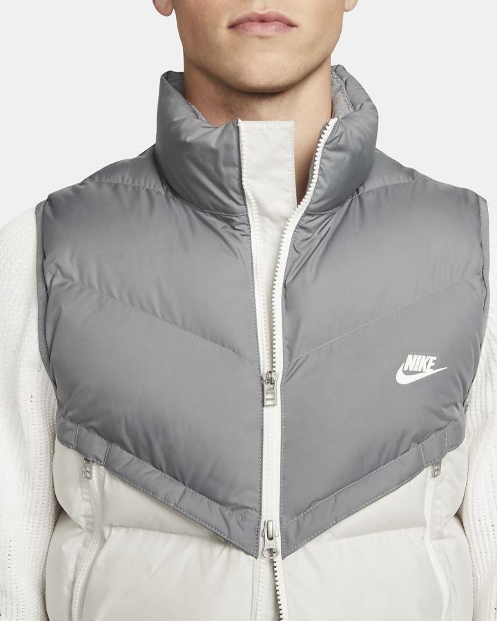 Nike Storm-FIT Windrunner PRIMALOFT® Insulated Muške Prsluk Sive Svijetlo Bež | HR-01874QDTG