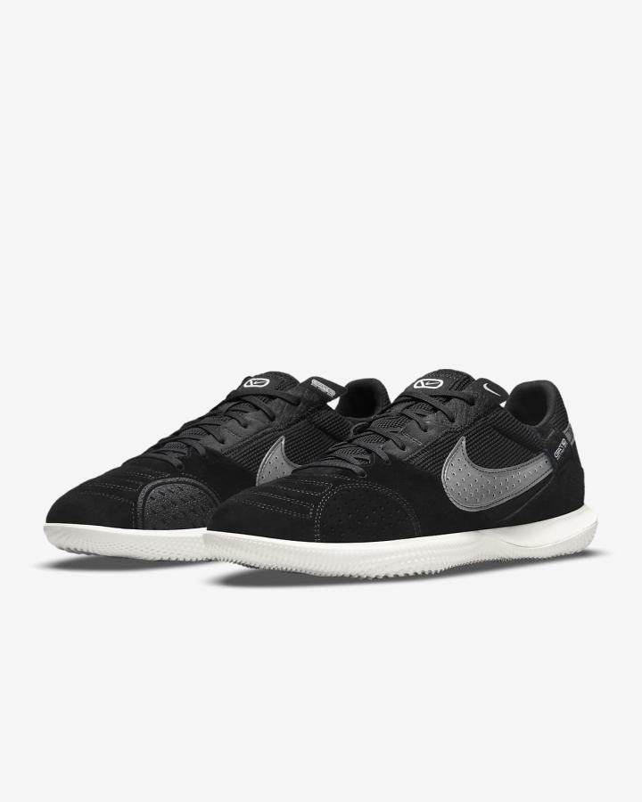 Nike Streetgato Ženske Nogometne Tenisice Crne Bijele | HR-34617JMPT