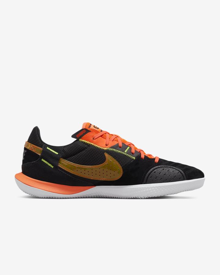 Nike Streetgato Ženske Nogometne Tenisice Crne Narančaste | HR-83207ZAFV