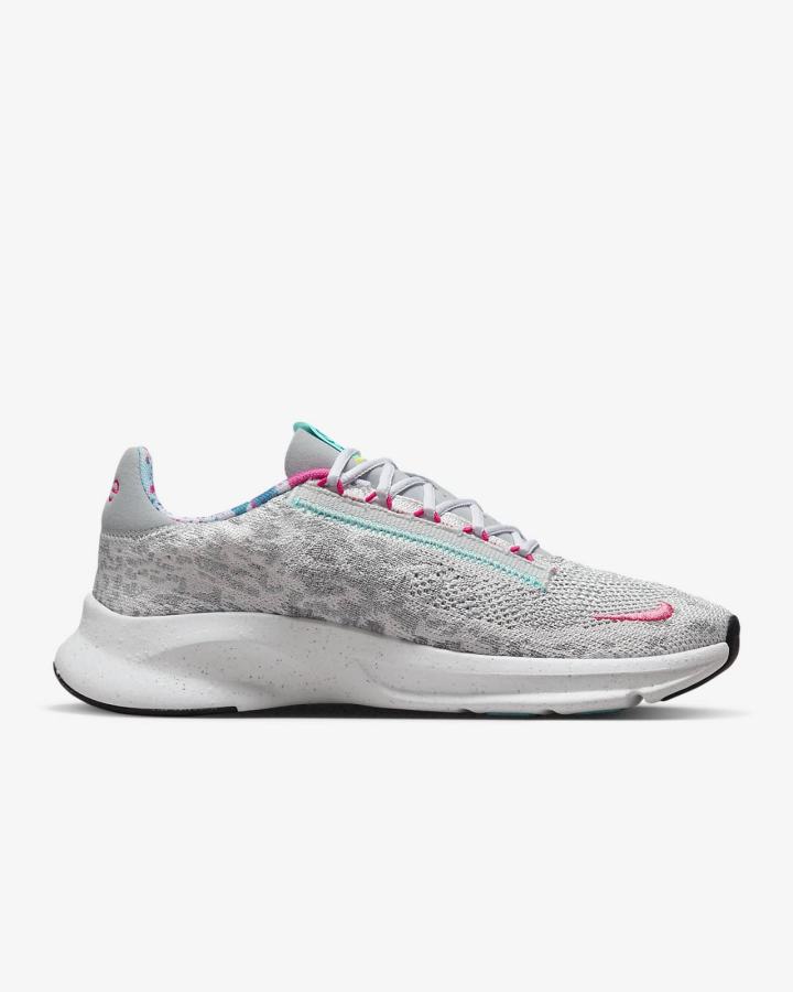 Nike SuperRep Go 3 Flyknit Next Nature Ženske Cipele Za Trening Sive Tirkizne | HR-15782SMWG