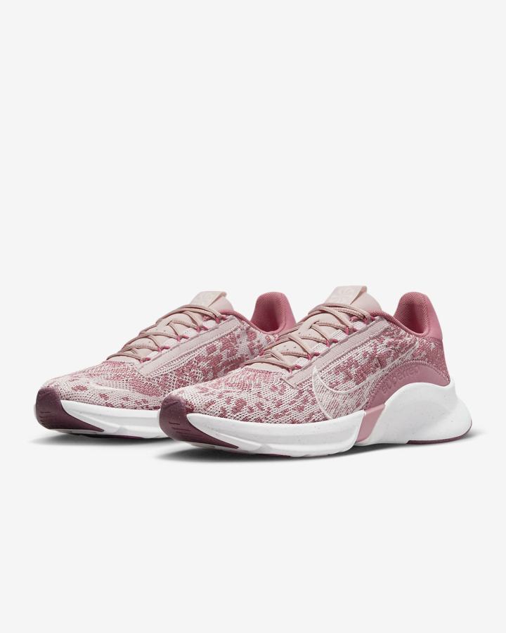 Nike SuperRep Go 3 Flyknit Next Nature Ženske Cipele Za Trening Roze Roze | HR-21653MJRT