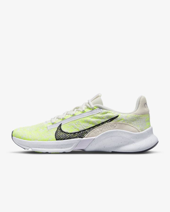 Nike SuperRep Go 3 Flyknit Next Nature Ženske Cipele Za Trening Bijele Tamno Sive | HR-21935SJYE