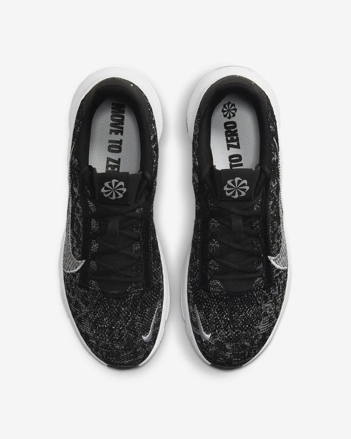 Nike SuperRep Go 3 Next Nature Flyknit Muške Cipele Za Trening Crne Tamno Sive Bijele Platine | HR-61543YDQS