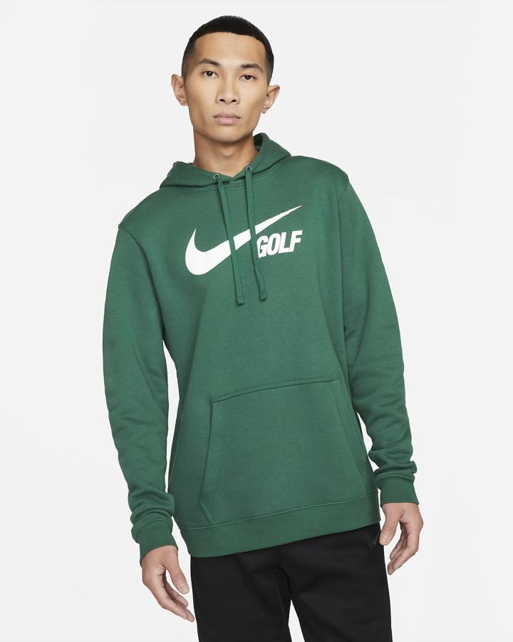 Nike Swoosh Golf Muške Majica S Kapuljačom Tamno Sive | HR-35016TYAZ