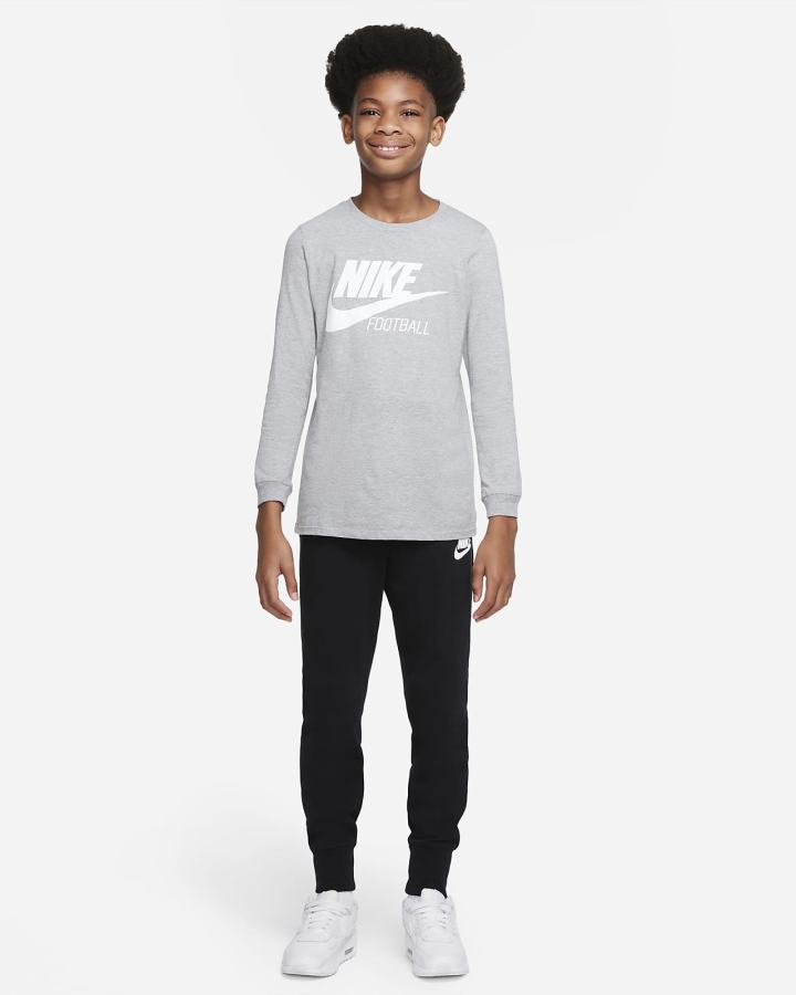 Nike Swoosh Kids Long-Sleeve Za Dječake Majice Crvene | HR-52094WNOT