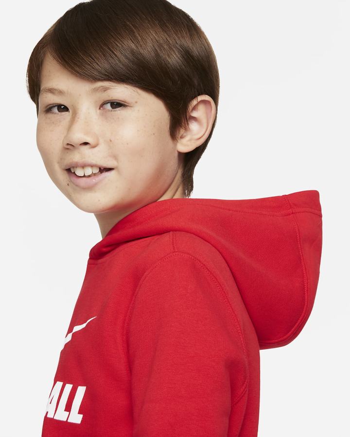 Nike Swoosh Kids Za Dječake Majica S Kapuljačom Tamnoplave | HR-92031ICUX