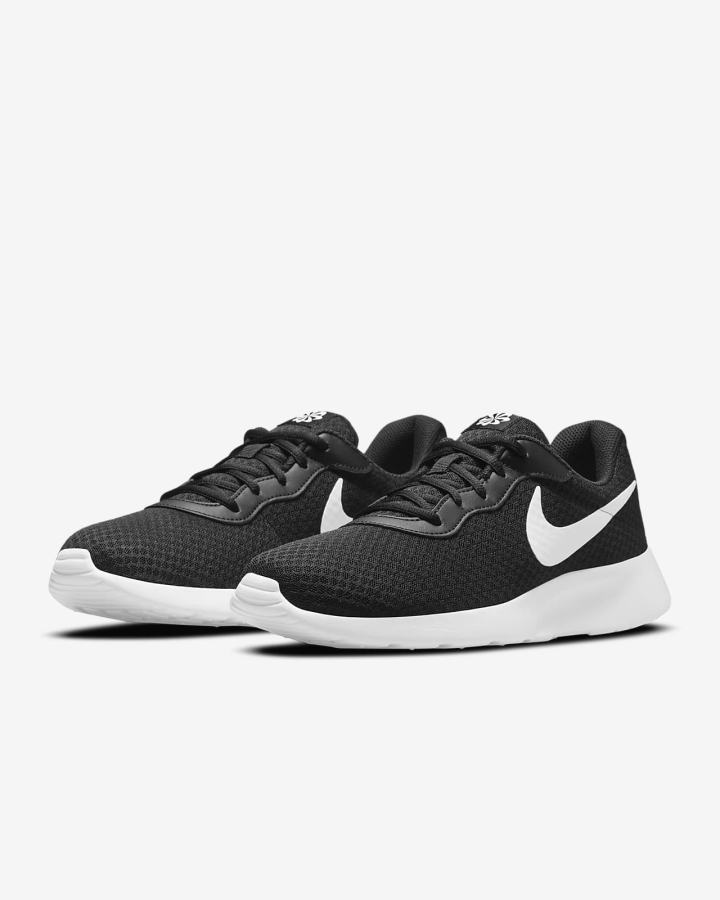 Nike Tanjun Muške Tenisiće Crne Bijele | HR-14063JWYR