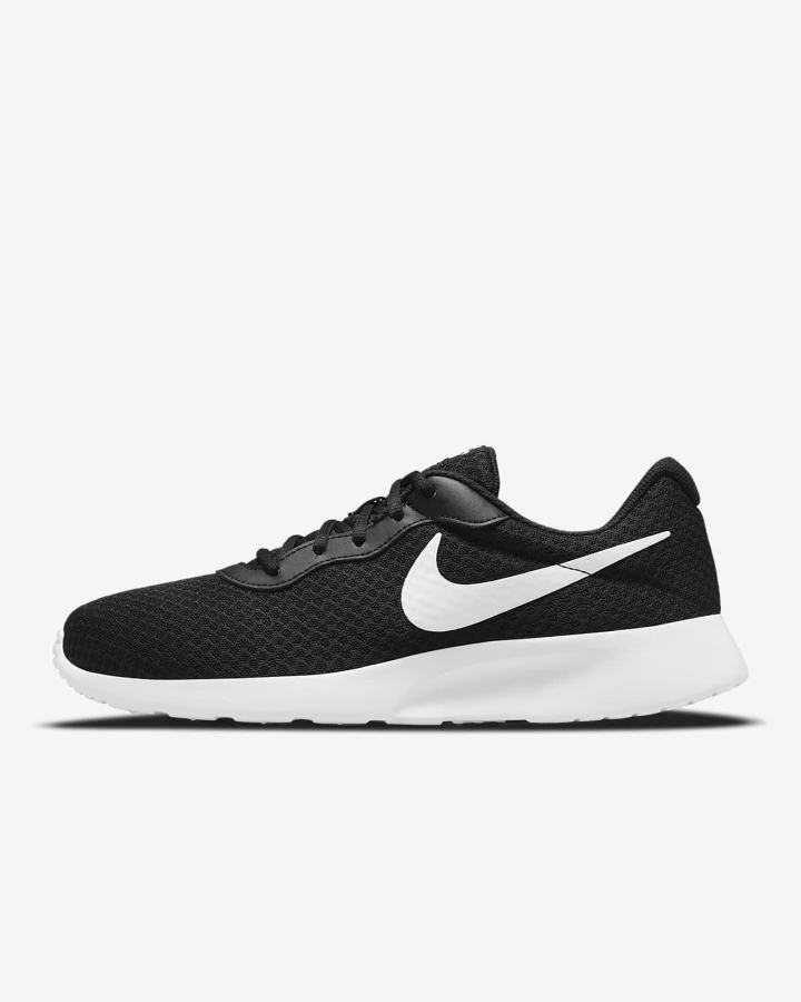 Nike Tanjun Muške Tenisiće Crne Bijele | HR-14063JWYR