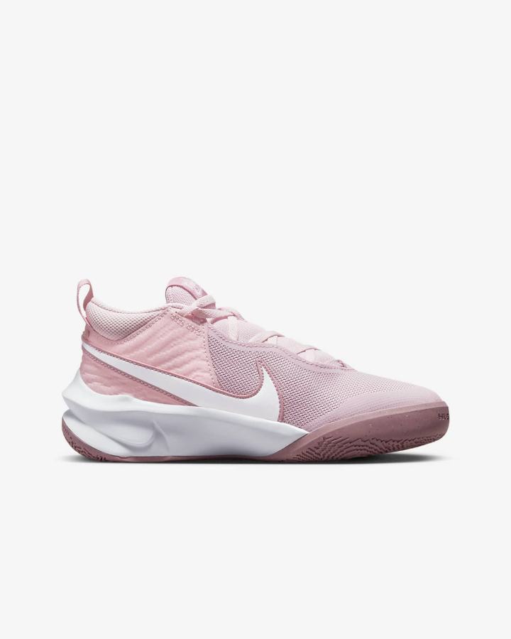 Nike Team Hustle D 10 Kids Za Djevojčice Košarkaške Cipele Roze Roze Bijele | HR-31625EYFI