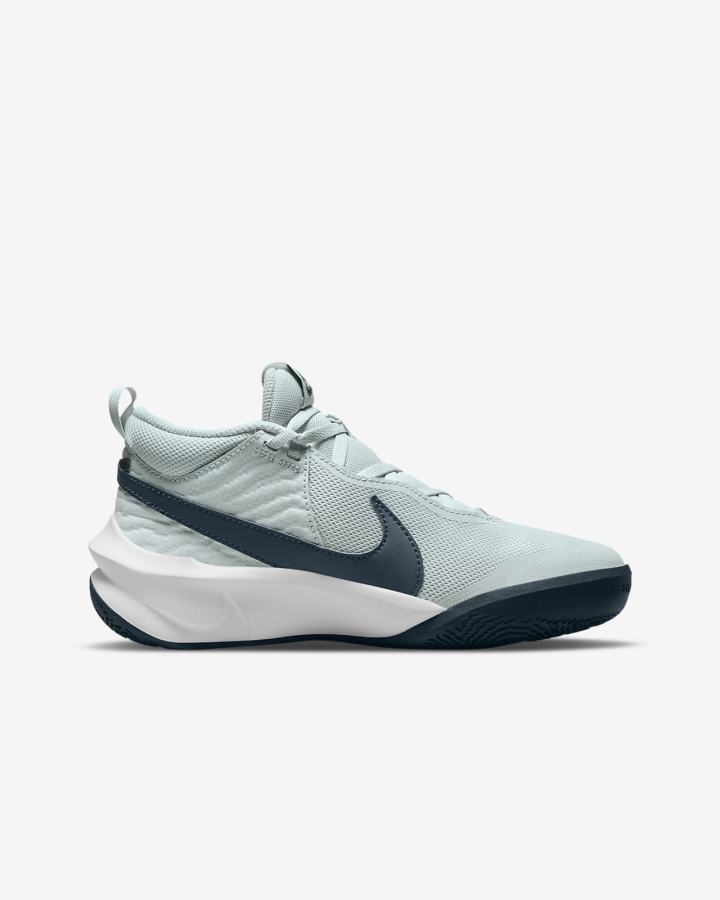 Nike Team Hustle D 10 Kids Za Djevojčice Košarkaške Cipele Bijele Tamnoplave | HR-84715OQNI