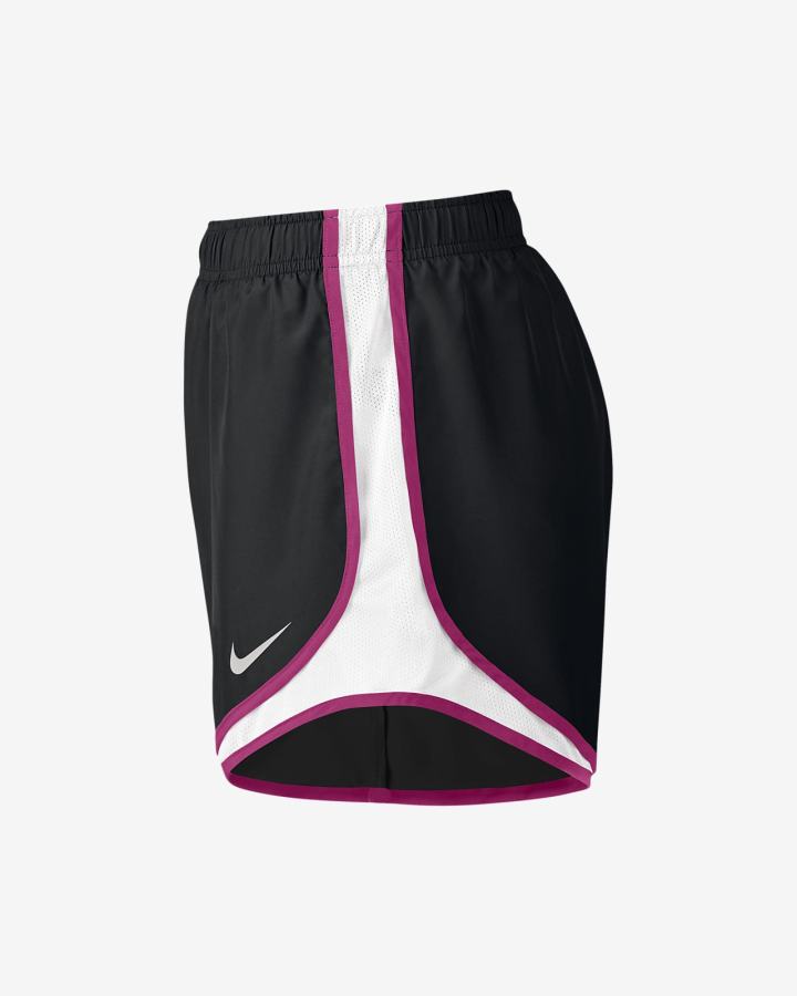 Nike Tempo Running Ženske Kratke Hlače Crne Bijele Roze Sive | HR-72350CGFM