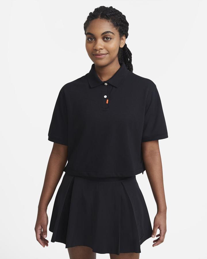 Nike The Ženske Polo Majice Crne | HR-09316KQOS